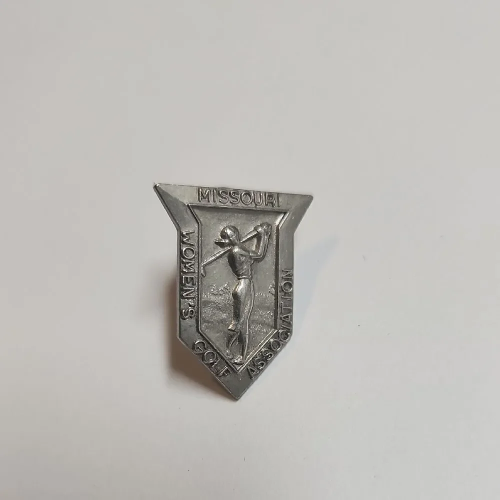 Silver Womens Golf Association Pin